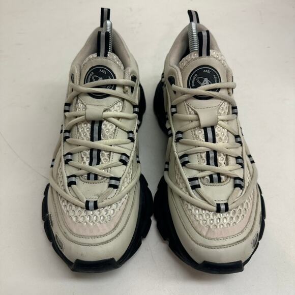 VERY GOOD Axel Arigato Marathon Runner Platform Sneaker 40.33075 Cream/Black 7 - Picture 3 of 13